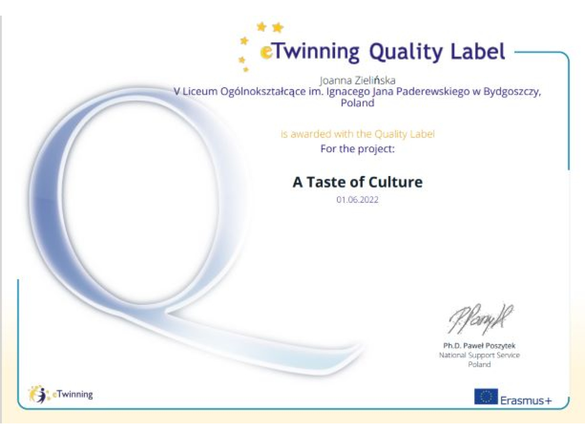 eTwinning Quality Label eTwinning Quality Label